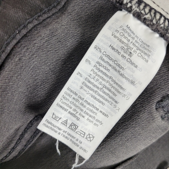 Madewell Cali Demi Boot Button Fly High Waist Cropped Boot Cut Jeans Bellspring - Picture 11 of 15